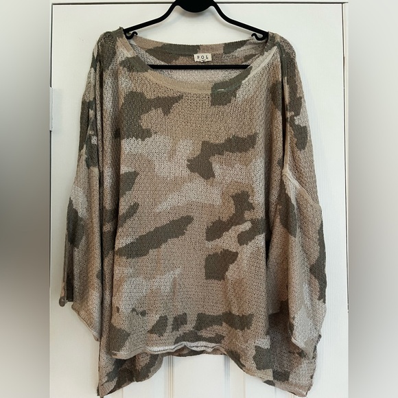 POL Tops - POL Textured Knit Sweater in Neutral Tones